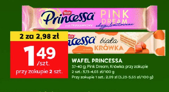 Wafelek truskawkowy Princessa promocja