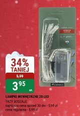 Lampki wewnętrzne 20 led pack podwójny różne kolory - 2 szt. promocja w bi1