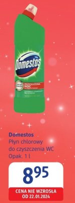 Żel chlorowy do czyszczenia WC Domestos promocja w Drogerie DM
