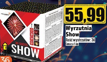 Wyrzutnia Show Ilość wystrzałów: 36 promocja w TOPAZ