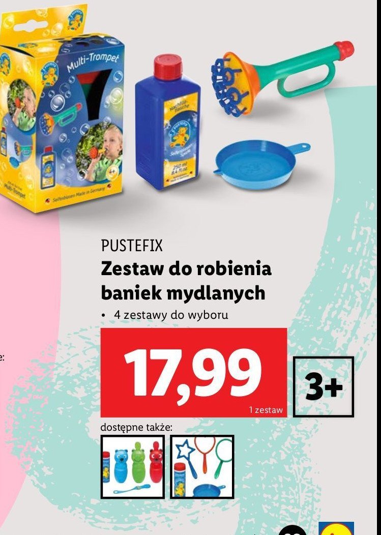 Zestaw baniek mydlanych promocja