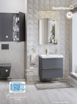 Szafka pod umywalkę wisząca promocja w Castorama