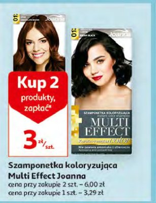 Szamponetka 013 hebanowa czerń Joanna multi effect color promocja