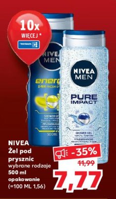 Żel pod prysznic Nivea men pure impact promocja