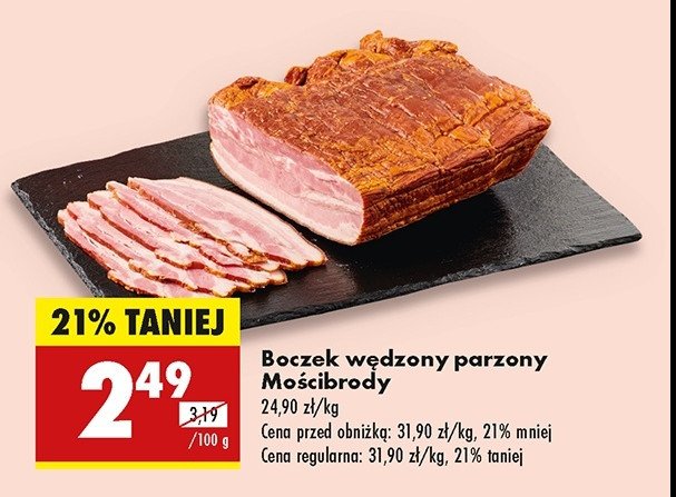 Boczek wędzony Mościbrody promocja