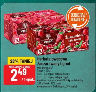 Herbata owocowa Zaczarowany Ogród POLOmarket promocja w POLOmarket