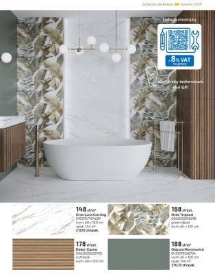 Gres Luna Carving Castorama promocja w Castorama