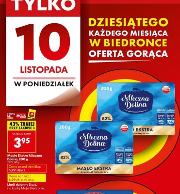 Masło promocja w Biedronka