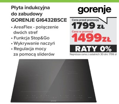 Płyta indukcyjna do zabudowy GI6432BSCE promocja w NEONET
