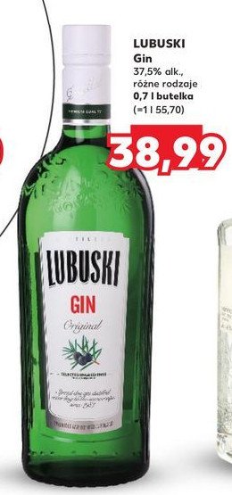 Gin Lubuski gin promocja w Kaufland