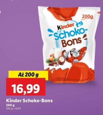 Cukierki czekoladowe Kinder schoko-bons promocja