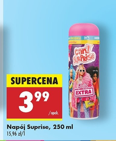 Nap贸j barbie extra Can!surprise promocja