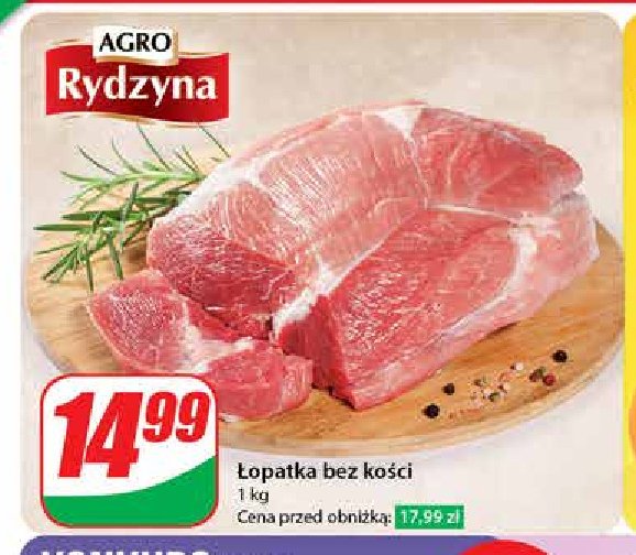 Łopatka bez kości Agro rydzyna promocja