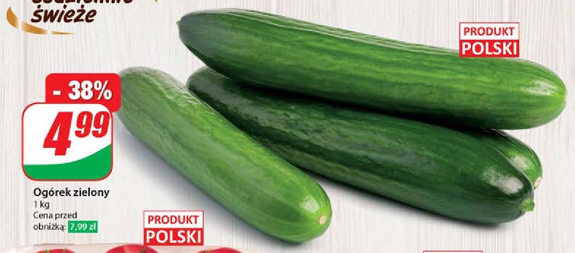 Ogórek zielony polska promocja
