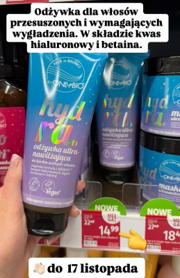 Odżywka do włosów ultranawilżająca Hydra  promocja w Rossmann