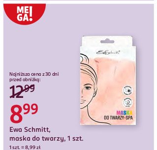 Maska do twarzy-spa Ewa schmitt promocja w Rossmann