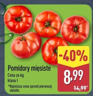 Pomidory mięsiste promocja w Aldi
