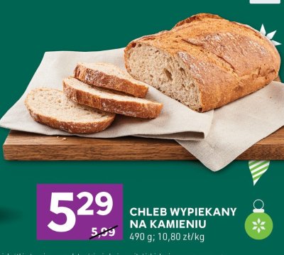 Chleb wypiekany na kamieniu Stokrotka promocja w Stokrotka