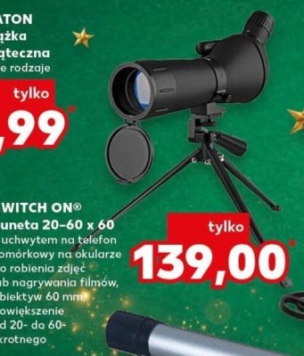 Luneta 20-60 x 60 z uchwytem na telefon  promocja w Kaufland