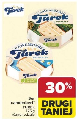 Ser camembert TUREK różne rodzaje promocja w Carrefour
