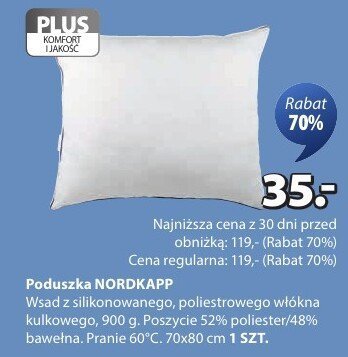 Poduszka NORDKAPP promocja w Jysk