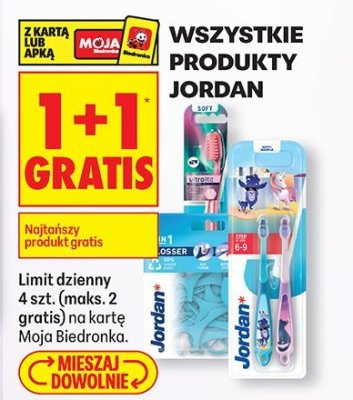 Szczoteczka do zębów Jordan promocja w Biedronka