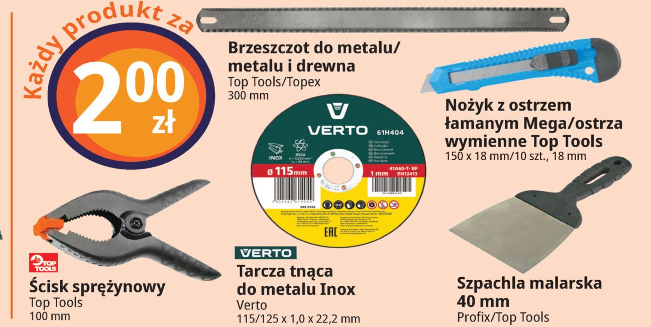 Brzeszczot do metalu i drewna Topex promocja