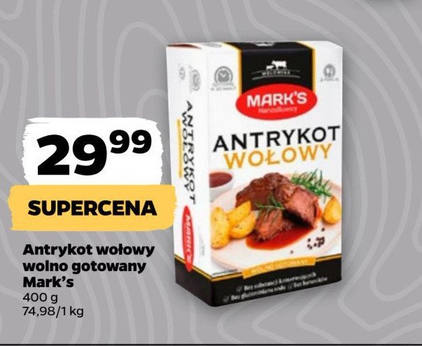 Antrykot wołowy MARKS promocja