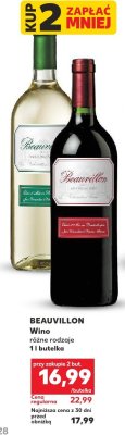 Wino różne rodzaje  promocja w Kaufland