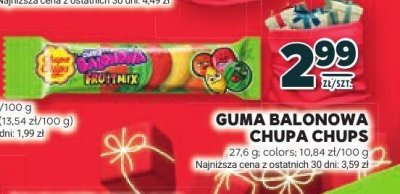 Guma balonowa Chupa Chups promocja w Stokrotka