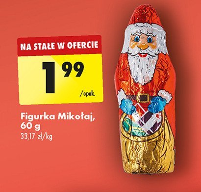 Mikołaj z czekolady promocja