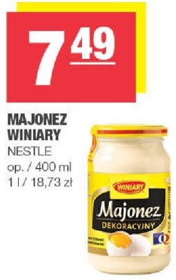 Majonez Winiary NESTLE promocja w SPAR