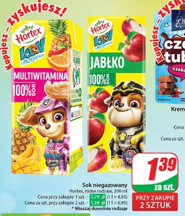 Sok jabłkowy Hortex leon promocja