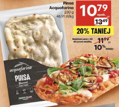Pinsa Acquafarina promocja w Delikatesy Centrum
