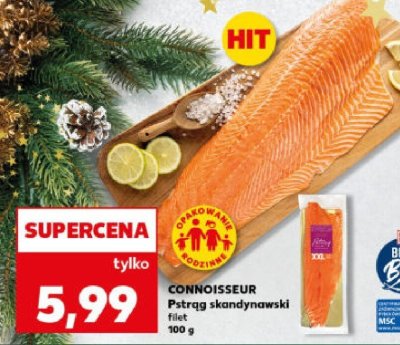 Pstrąg skandynawski CONNOISSEUR promocja w Kaufland