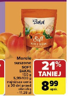 Morele suszone Bakal promocja w Carrefour Market