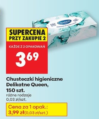 Chusteczki higieniczne Delikatne 150 szt. promocja w Biedronka