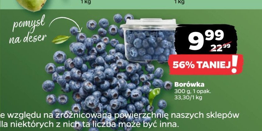 Borówki amerykańskie promocja w Netto