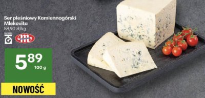 Ser pleśniowy Kamiennogórski Mlekovita promocja w Delikatesy Centrum