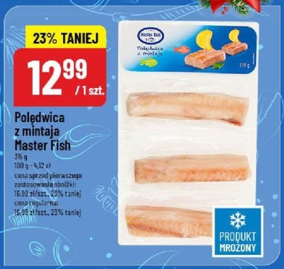 Poledwica z mintaja Master Fish promocja w POLOmarket