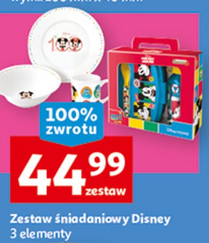 Zestaw śniadaniowy ceramiczny disney promocja