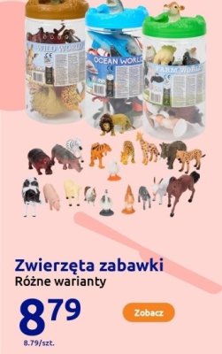 Zwierzęta zabawki różne warianty promocja w Action