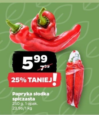 Papryka słodka spiczasta promocja w Netto