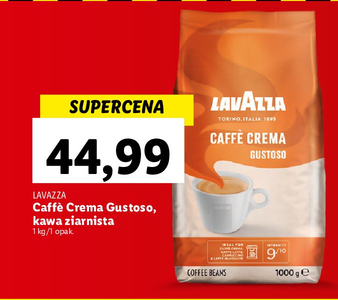 Kawa Lavazza caffe crema gustoso promocja