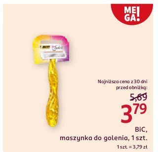 Maszynka do golenia yellow Bic promocja