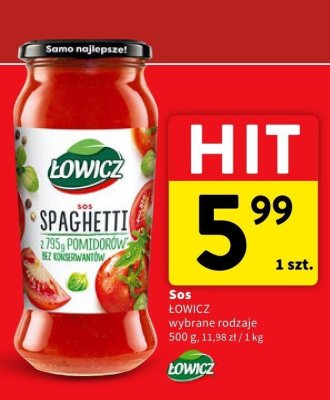 Sos Spaghetti ŁOWICZ promocja w Intermarche