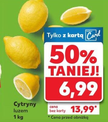 Cytryny promocja w Kaufland