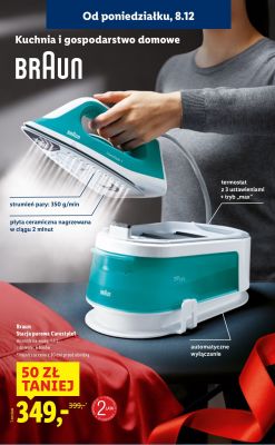 Stacja parowa Braun Carestylel promocja w Lidl