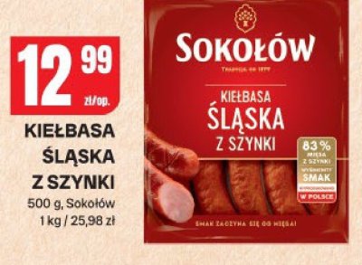 Kiełbasa śląska z szynki promocja w Chorten