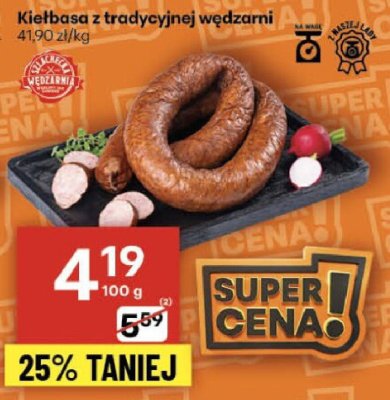 Kie艂basa promocja w Delikatesy Centrum